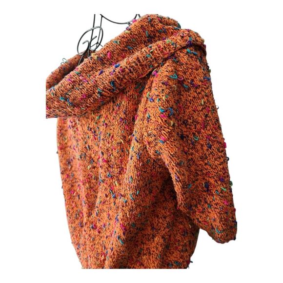 Purl One Australia Hand Knitted Crop Sweater One Size Tango Vintage Artsy Boho - Picture 5 of 11